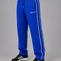 Blue Double Stripe Straight Sweatpants | Men