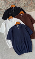 Knitted Polo Shirt