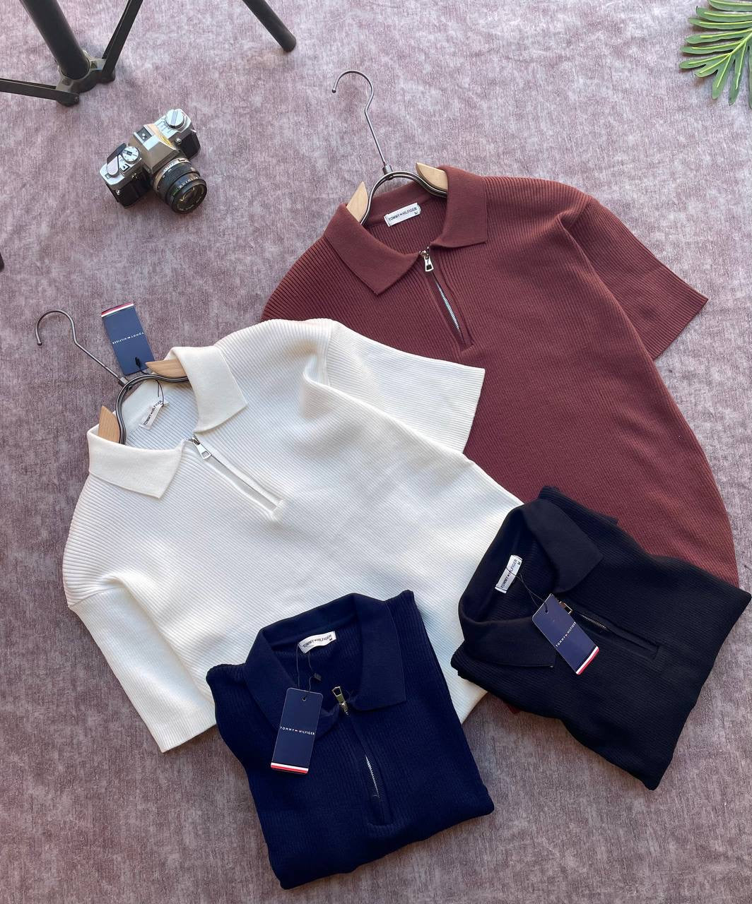 Knitted Polo Shirt