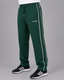 Olive Double Stripe Straight Sweatpants | Men